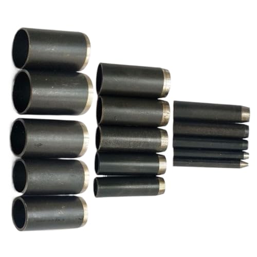 Stanzer-Set für Leder, 15 Stück, Stanzwerkzeug, Stanzschablonen für Gürtel, Schuhe, Polsterer, Designer, Lederarbeiten, Kostüm-Projekte von Genérico
