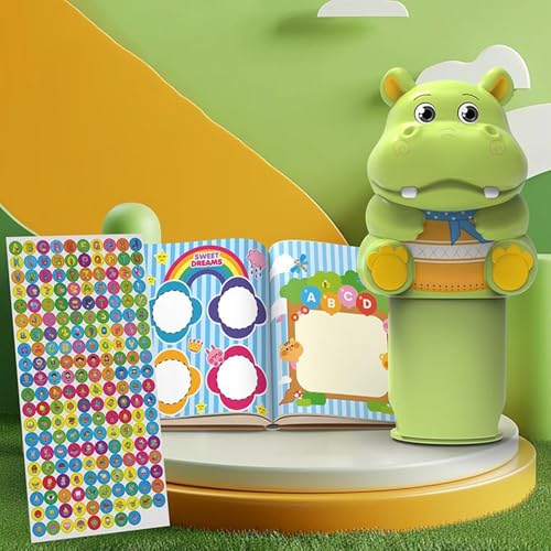 Stanzer für Tieraufkleber, Aufkleber-Stempel für Kinder | Stickerbücher und Aktivitäten – Reisespielzeug für Jungen und Mädchen ab 3 Jahren, Flugzeugaktivitäten, Kunsthandwerk Stanzer für Tieraufkleber, Aufkleber-Stempel für Kinder | Stickerbücher und Aktivitäten – Reisespielzeug für Jungen und Mädchen ab 3 Jahren, Flugzeugaktivitäten, Kunsthandwerk von Genérico