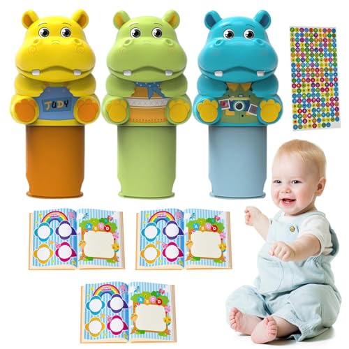 Stanzer für Tieraufkleber, Sticker-Stempel für Kinder, zum Nachfüllen von Aufklebern und Buch, Kunst und Handwerk für und Mädchen ab 3 Jahren, aus Osterkorb, Avi Aktivitäten Stanzer für Tieraufkleber, Sticker-Stempel für Kinder, zum Nachfüllen von Aufklebern und Buch, Kunst und Handwerk für und Mädchen ab 3 Jahren, aus Osterkorb, Avi Aktivitäten von Genérico