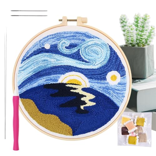 Stanznadel-Set, Cartoon-Muster, Lochstickerei, für Erwachsene, Stickerei, Nähen, Handarbeit, Zubehör für Stickerei, Enthusiasten Stanznadel-Set, Cartoon-Muster, Lochstickerei, für Erwachsene, Stickerei, Nähen, Handarbeit, Zubehör für Stickerei, Enthusiasten von Genérico