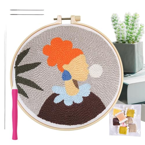 Stanznadel-Set, Cartoon-Muster, Lochstickerei, für Erwachsene, Stickerei, Nähen, Handarbeit, Zubehör für Stickerei, Enthusiasten Stanznadel-Set, Cartoon-Muster, Lochstickerei, für Erwachsene, Stickerei, Nähen, Handarbeit, Zubehör für Stickerei, Enthusiasten von Genérico