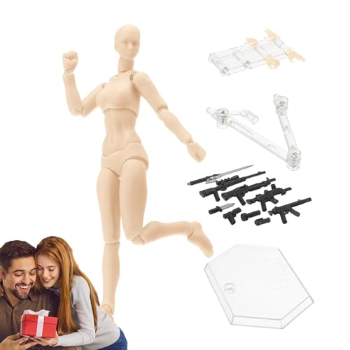 Stop Motion Actionfiguren – Realistische Actionfiguren mit beweglichem Gelenk: kleine Figur für Kunst, Fotografie, Mehrzweckfigur für Heimdekoration, exquisite Gara-Verarbeitung Stop Motion Actionfiguren – Realistische Actionfiguren mit beweglichem Gelenk: kleine Figur für Kunst, Fotografie, Mehrzweckfigur für Heimdekoration, exquisite Gara-Verarbeitung von Genérico