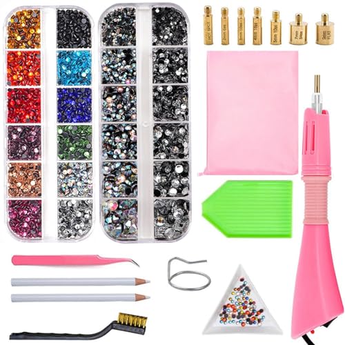 Strass-Applikator-Set, Strass-Werkzeug-Set, präzises Heißreparaturwerkzeug, multifunktionale Schuhkristalle, Herr Strass-Applikator-Set, Strass-Werkzeug-Set, präzises Heißreparaturwerkzeug, multifunktionale Schuhkristalle, Herr von Genérico