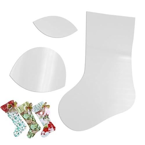 Strümpfenschablone, Nähmuster für Strumpfhosen, personalisierte Strumpfhosen, DIY-Muster, Weihnachtsstrumpfmuster zum Nähen, grundlegende Nähschablone, Reg-Schablone von Genérico