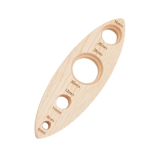 Symall Sizer Okular-Messwerkzeug aus Holz zum Häkeln, Nähen | Symall Sizer für Sicherheitsaugen mit Waschmaschinen, ideal für Plüschtiere, Ami Puppen Symall Sizer Okular-Messwerkzeug aus Holz zum Häkeln, Nähen | Symall Sizer für Sicherheitsaugen mit Waschmaschinen, ideal für Plüschtiere, Ami Puppen von Genérico
