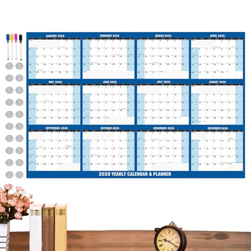 Tafelkalender | Monatsplaner | Erinnerung an Erinnerungen oder Veranstaltungen für Erwachsene und Kinder, magnetischer Kühlschrank, Radiergummi, Menü-Planer Tafelkalender | Monatsplaner | Erinnerung an Erinnerungen oder Veranstaltungen für Erwachsene und Kinder, magnetischer Kühlschrank, Radiergummi, Menü-Planer von Genérico