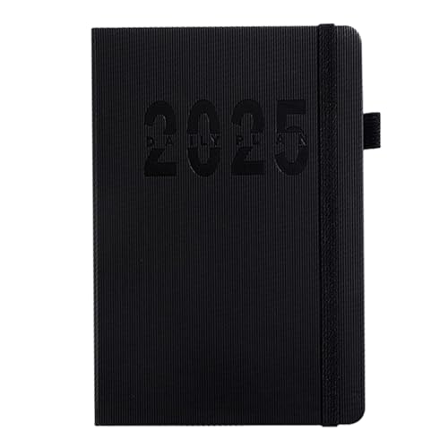 Tagesplaner 2025, täglicher Monatsplaner, Notizblock, Tagesplaner, A5, Aesthetic 2025, für Schule, Arbeitsbereich, Reisen, V von Genérico