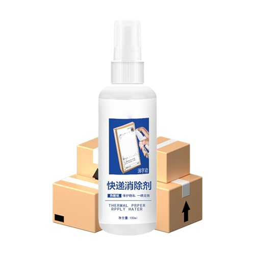 Thermischer Korrektor für Papier, Korrektor für Versandetiketten, 100 ml, mit Präzisionspinsel für Datenlöschung und Privatsphäre zu Hause, Zimmer, Wohnung, Thermischer Korrektor für Papier, Korrektor für Versandetiketten, 100 ml, mit Präzisionspinsel für Datenlöschung und Privatsphäre zu Hause, Zimmer, Wohnung, von Genérico