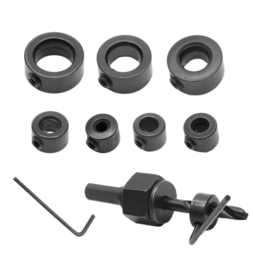 Tiefengrenzring – Tiefenbohrer, Bohrerhalter | Grenzring für Bohr-Bohrer aus Holz, Tiefenbegrenzer für Haltekragen, Ring: Tiefengrenzring – Tiefenbohrer, Bohrerhalter | Grenzring für Bohr-Bohrer aus Holz, Tiefenbegrenzer für Haltekragen, Ring: von Genérico
