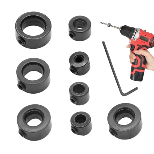 Tiefengrenzring – Tiefenbohrer, Bohrerhalter | Grenzring für Bohr-Bohrer aus Holz, Tiefenbegrenzer für Haltekragen, Ring: Tiefengrenzring – Tiefenbohrer, Bohrerhalter | Grenzring für Bohr-Bohrer aus Holz, Tiefenbegrenzer für Haltekragen, Ring: von Genérico