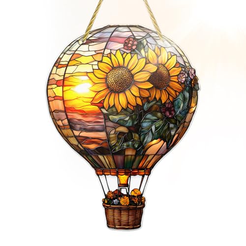 Tischdekoration mit Heißluftballons, Solardekoration für Heißluftballons, buntes Licht, wetter- und lichtbeständig, Dekoration für Terrasse, Garten, Fenster im Freien Tischdekoration mit Heißluftballons, Solardekoration für Heißluftballons, buntes Licht, wetter- und lichtbeständig, Dekoration für Terrasse, Garten, Fenster im Freien von Genérico