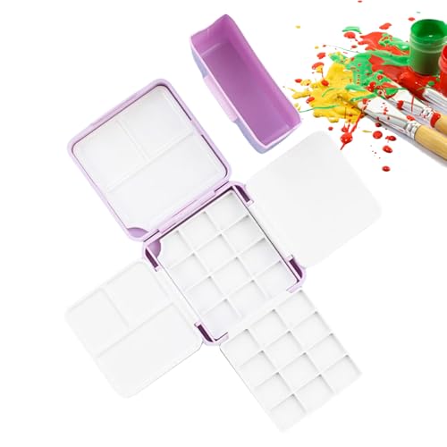 Tragbare Aquarellpalette: Aufbewahrungsbox für Aquarellfarben, versiegelte Farbbox, feuchtigkeitsspendend, auslaufsicher, für Künstler, ideal für 24 Raster, Aufbewahrung Tragbare Aquarellpalette: Aufbewahrungsbox für Aquarellfarben, versiegelte Farbbox, feuchtigkeitsspendend, auslaufsicher, für Künstler, ideal für 24 Raster, Aufbewahrung von Genérico