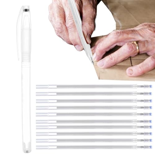Verschwindender Nähmarker - Stoffmarker-Set mit 10 Ersatzminen | Kugelschreiber-Set, die bei hoher Temperatur verschwinden für , Basteln und Bekleidung Verschwindender Nähmarker - Stoffmarker-Set mit 10 Ersatzminen | Kugelschreiber-Set, die bei hoher Temperatur verschwinden für , Basteln und Bekleidung von Genérico