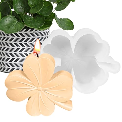 Vier Blätter, Silikonformen, vierblättrige, vierblättrige Pflanzen, Fondantformen, Bastelform, Epoxidharz, Kerzenform, vier Blätter, Pflanzenform, Harz, Plasterform von Genérico