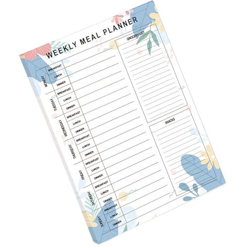 Weekly Planner Desk - Wochenplaner für den Tisch, Tagesplaner, für 60 Blatt, A5, Überwachung der gesunden Ernährung, abnehmbares Notizbuch für die Planung Weekly Planner Desk - Wochenplaner für den Tisch, Tagesplaner, für 60 Blatt, A5, Überwachung der gesunden Ernährung, abnehmbares Notizbuch für die Planung von Genérico
