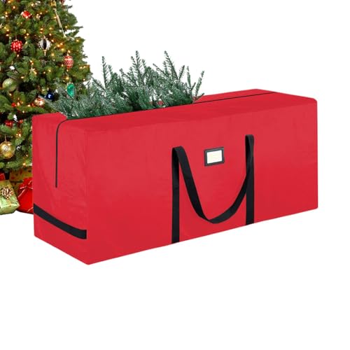Weihnachtsbaum-Tasche, extra groß, mit verstärkten Griffen und Reißverschlüssen, Baum-Tragetasche, künstlicher Baumtransportbehälter für breite Öffnung Weihnachtsbaum-Tasche, extra groß, mit verstärkten Griffen und Reißverschlüssen, Baum-Tragetasche, künstlicher Baumtransportbehälter für breite Öffnung von Genérico