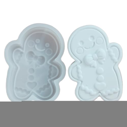 Weihnachtsformen, Silikonformen für Lebkuchenfiguren, Epoxidharz, Bastelmaterialien für Gips, Ton, Seife, Schreibtischdekoration zu Hause Weihnachtsformen, Silikonformen für Lebkuchenfiguren, Epoxidharz, Bastelmaterialien für Gips, Ton, Seife, Schreibtischdekoration zu Hause von Genérico