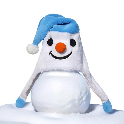 Weihnachtsmütze, , lustige Weihnachtsmannmütze aus Plüsch, Schneemannmütze, Plüschmütze, weiche und neuartige Hüte mit verstellbarem Kordelzug, Größe S Weihnachtsmütze, , lustige Weihnachtsmannmütze aus Plüsch, Schneemannmütze, Plüschmütze, weiche und neuartige Hüte mit verstellbarem Kordelzug, Größe S von Genérico