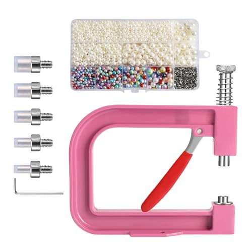 Werkzeug zum Anbringen von Perlen, Perlenmaschine – Handwerksgerät zum Basteln mit Nieten zur Dekoration von Partys und Hochzeiten, Verzierungen für Hüte, Schmuck und Kleidung Werkzeug zum Anbringen von Perlen, Perlenmaschine – Handwerksgerät zum Basteln mit Nieten zur Dekoration von Partys und Hochzeiten, Verzierungen für Hüte, Schmuck und Kleidung von Genérico