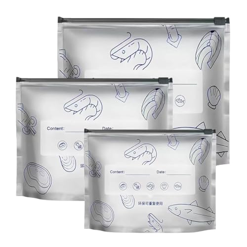 Wiederverwendbare Beutel für Lebensmittel, versiegelbare Beutel aus Aluminium, 30 Stück für gefrorene Lebensmittel, Speisekammer, Mittagessen, Handwerkzeug, Süßigkeiten, Snacks von Genérico