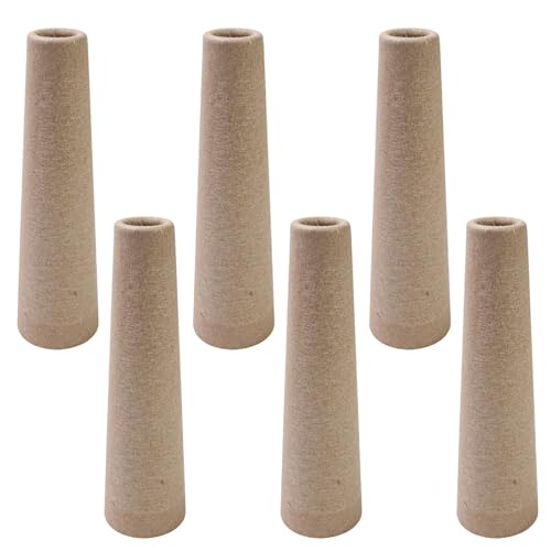 Wollgarn-Röhre, Garn-Ball-Windrohr, 6 Stück, dicke Wollgarnkegel, Bastelzubehör, Wollwinden, Knitting Tube Winder, Wollrohr, Wollrohr, Wool Winding Supplies für Weihnachtsbäume, Doll Dresses Making Wollgarn-Röhre, Garn-Ball-Windrohr, 6 Stück, dicke Wollgarnkegel, Bastelzubehör, Wollwinden, Knitting Tube Winder, Wollrohr, Wollrohr, Wool Winding Supplies für Weihnachtsbäume, Doll Dresses Making von Genérico