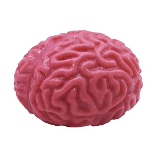 Zerebrales Stressspielzeug – weicher Gehirn-Stressball | weiches Zappelspielzeug, langsamer Rückprallball, realistisches gefälschtes Organ, blutige Halloween-Infusation, fördert eine Denkweise von Genérico