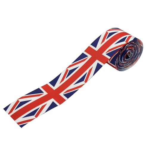 Zopfband mit Union Jack - Britische Flagge, Trimmings Braid, Crafts für 2022 Jubiläum der Königin Bownot Geschenk Zopfband mit Union Jack - Britische Flagge, Trimmings Braid, Crafts für 2022 Jubiläum der Königin Bownot Geschenk von Genérico