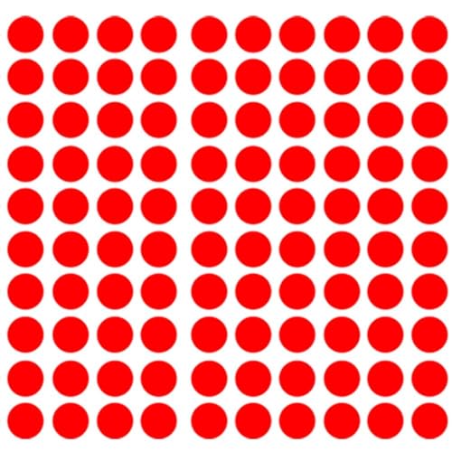 140 selbstklebende Aufkleber, rund, Rot, 4 cm 140 selbstklebende Aufkleber, rund, Rot, 4 cm von Générique