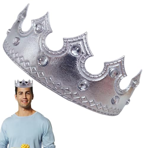 2 Stück Prom Royal | Geburtstagsfeier Krone für King Prince Kostüme – dekoratives Zubehör für Themenpartys, Karneval, Cosplay, Bühnenauftritte 2 Stück Prom Royal | Geburtstagsfeier Krone für King Prince Kostüme – dekoratives Zubehör für Themenpartys, Karneval, Cosplay, Bühnenauftritte von Générique