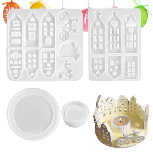 3D Silikonformen | Handwerk Formen, Flexible 3D Epoxidharz Formen, Ornament Formen, Praktische Urlaub Silikonformen für Handwerk, Seifen Ornament von Générique
