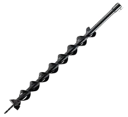 800 mm Doppelschneidiger Spiralbohrer, geeignet für Benzinbohrer und elektrische Gartengeräte, Pfahlschlag, Bohren und Aushubn. (60 mm Doppelmembran) von Générique