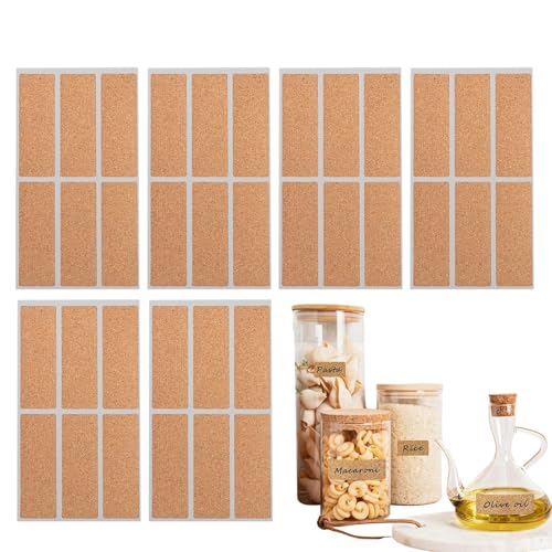Abnehmbares Etikett, selbstklebend, aus Holz, wasserdicht, ideal zum Aufbewahren von Zutaten und Geschenkanhängern | Wiederverwendbare Etiketten, die sein können von Générique