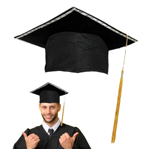 Abschlusshut mit Quaste, leuchtendes Haarband für Abschlusszeremonie – Frisur mit Bommel, Zubehör, Kostüm, Universität, Dekoration für Studentenpartys und Schulveranstaltungen Abschlusshut mit Quaste, leuchtendes Haarband für Abschlusszeremonie – Frisur mit Bommel, Zubehör, Kostüm, Universität, Dekoration für Studentenpartys und Schulveranstaltungen von Générique