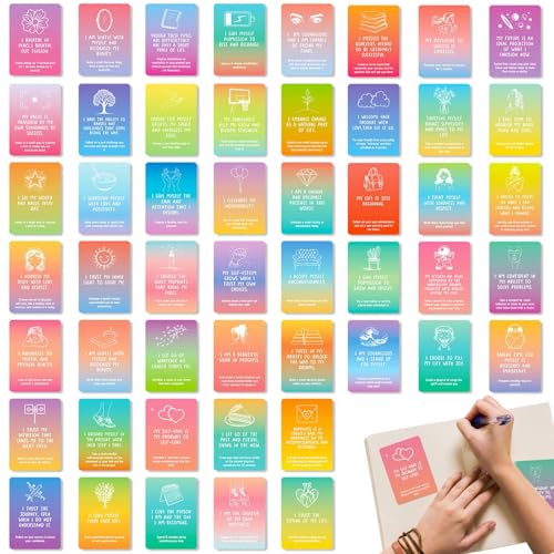 Achtsamkeitskarten – 50 x Wellness-Karten | Werkzeug für volles Bewusstsein zur Linderung von Stress, emotionale Unterstützung und Motivation Achtsamkeitskarten – 50 x Wellness-Karten | Werkzeug für volles Bewusstsein zur Linderung von Stress, emotionale Unterstützung und Motivation von Générique