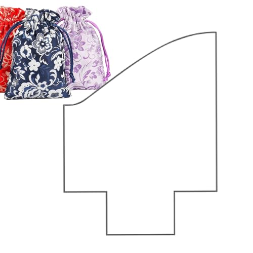 Acryl-Modelle für Taschenherstellung, Taschenmodell, Handtaschenherstellung, Taschenmodell, 3-teiliges Nähmuster, Kordelzug-Nähvorlage, Werkzeug Acryl-Modelle für Taschenherstellung, Taschenmodell, Handtaschenherstellung, Taschenmodell, 3-teiliges Nähmuster, Kordelzug-Nähvorlage, Werkzeug von Générique
