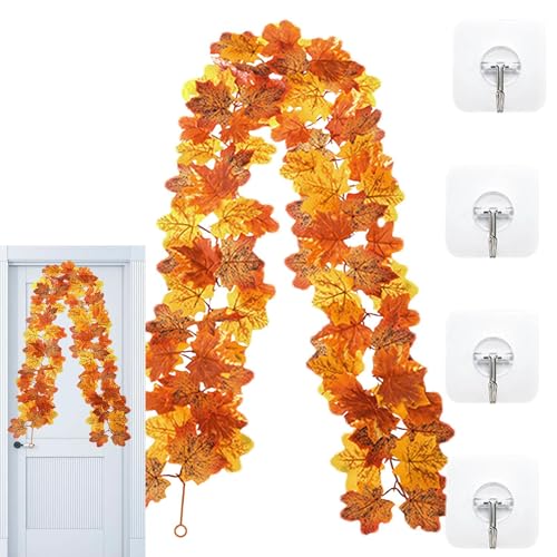 Ahorngirlande – Dekoration für Thanksgiving in Herbstkranz, Girlande aus Ahornblättern, festlich, für Kamin, Esszimmer, , Schlafzimmer von Générique