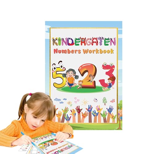 Aktivitätshefte für Kindergarten – Lernen von Zahlen für Kindergarten | Digitales Lernspiel, Mathematik, Lesen, interaktives Lernen, Feinmotorik, 3-8 Jahre, ideal für Reisen von Générique