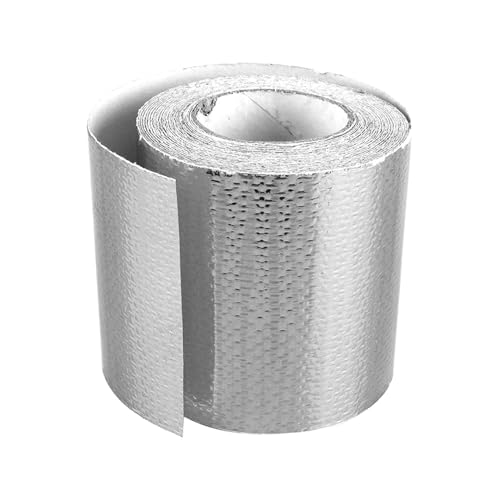 Aluminiumfolien-Klebeband – hitzebeständiges Feuerfolienband, isoliertes Rohrband zur Modifikation des Autos | Wärmedämmband für Auspuffrohre, Klebeband von Générique