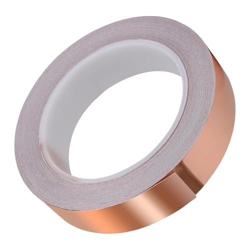 Aluminiumfolienband – einseitiges leitfähiges Klebeband, Aluminiumfolienband aus Glas | Abschirmband für elektrische Reparaturen, Erdung, Kunst und von Générique
