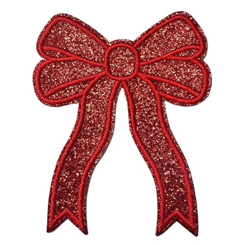 Aufbügler auf einem gestickten Schleifenpatch - Seitenbogendesign, Applikation Nähen | Elegantes Iron auf Zubehör, ideal für DIY-Outfits, Jacken für Mädchen, Damenoberteile, Aufbügler auf einem gestickten Schleifenpatch - Seitenbogendesign, Applikation Nähen | Elegantes Iron auf Zubehör, ideal für DIY-Outfits, Jacken für Mädchen, Damenoberteile, von Générique