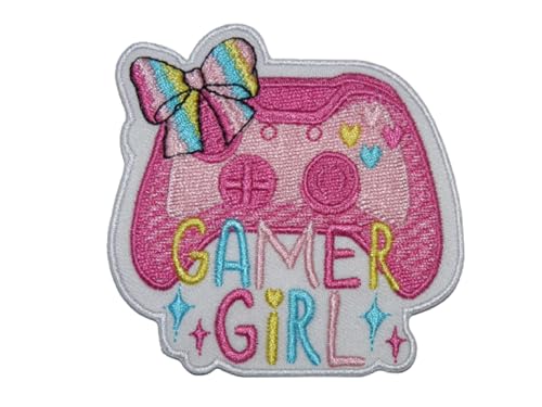 Aufnäher zum Aufnähen, bestickt, Gamer Girl Aufnäher zum Aufnähen, bestickt, Gamer Girl von Générique