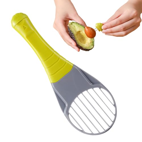 Avocadoschneider – Avocado-Entkerner – Schäler zum Entkernen, ergonomischer Griff, Löffel zum Entfernen von Kern, Küchenzubehör Avocadoschneider – Avocado-Entkerner – Schäler zum Entkernen, ergonomischer Griff, Löffel zum Entfernen von Kern, Küchenzubehör von Générique