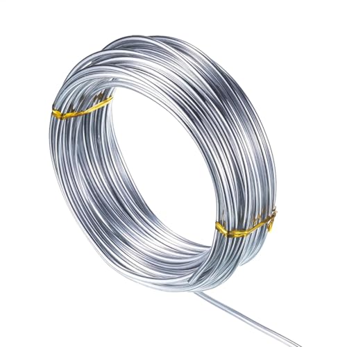 Basteldraht aus Aluminium, Aluminiumdraht, silberfarben, flexibel, rostbeständig | Frische, feuerfeste Metall-Kraften, für Skulpturen, Fahrradmodelle Basteldraht aus Aluminium, Aluminiumdraht, silberfarben, flexibel, rostbeständig | Frische, feuerfeste Metall-Kraften, für Skulpturen, Fahrradmodelle von Générique