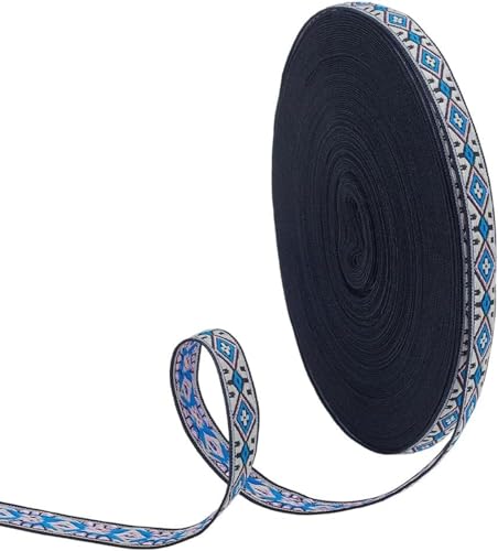 Besticktes Band, 45 m, Jacquard-Band, 1 cm Besticktes Band, 45 m, Jacquard-Band, 1 cm von Générique