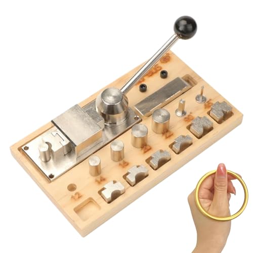 Bieger für Ringe, Löffel | Bieger für die Herstellung von Schmuck, Maschine verstellbar zum Erweitern, Reduzieren und Anpassen von Ringen aus Silber, Perlen und Metalldraht von Générique