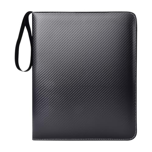 Binder Kartensammlung – Trading-Album, PU-Leder, 9 Taschen | Doppelseitiger Ordner für Sportkartenspiel, Sport-Book-Organizer für Jungen Mädchen Männer Frauen Binder Kartensammlung – Trading-Album, PU-Leder, 9 Taschen | Doppelseitiger Ordner für Sportkartenspiel, Sport-Book-Organizer für Jungen Mädchen Männer Frauen von Générique