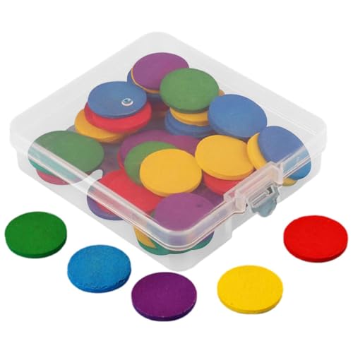 Bingo-Marker-Chips für Mathematik, 50 Stück, aus , rund, mathematische Zähler, Spielzeug für Schule, Reisen Bingo-Marker-Chips für Mathematik, 50 Stück, aus , rund, mathematische Zähler, Spielzeug für Schule, Reisen von Générique