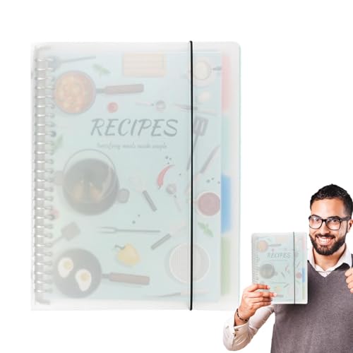 Blanko Rezepttagebuch A4 – personalisiertes Rezeptbuch, PP-Ordner für Rezeptformulierung | Cooking Journal for the Chef, enthält 160 exklusive Rezepte für die Familie Blanko Rezepttagebuch A4 – personalisiertes Rezeptbuch, PP-Ordner für Rezeptformulierung | Cooking Journal for the Chef, enthält 160 exklusive Rezepte für die Familie von Générique