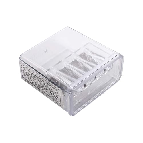Bleistiftspitzer für Eyeliner | Tragbarer Bleistiftspitzer mit transparentem Deckel | Tragbarer 4-Loch-Bleistiftspitzer, multifunktionales Bleistiftspitzwerkzeug für Erwachsene von Générique