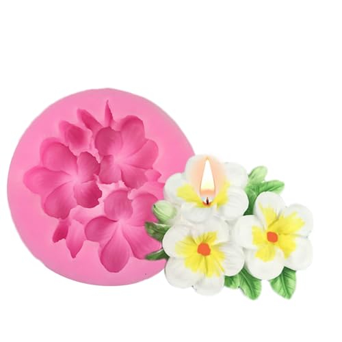 Blumenornamente Handwerk Formen, Blumendesign Silikonform | Silikon Schokolade Blumenformen - Sugarcraft Kuchen Dekorationsmaschine für Dessert, Seife, Argi von Générique